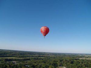 Hot Air Balloon Over Dayton, Oh